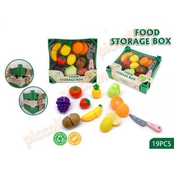 Ladita ecologica cu jucarii fructelegume