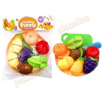 Set fructe sectionate cu farfurie