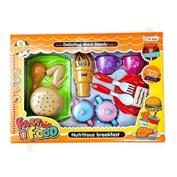 Set mancare fast food inghetata