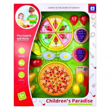 Set pizza si tort cu fructe