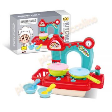 Aragaz cu tigai si tacamuri