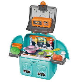 Set bucatarie in rucsac Kitchen Backpack Albastru