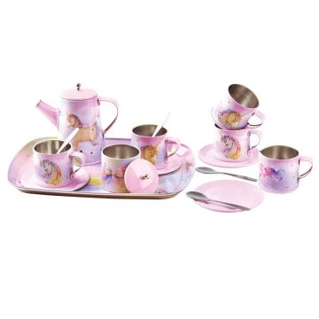 Set de joaca pentru servirea ceaiului PlayGo Unicorni