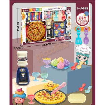 Set joaca cu pizza si dozator