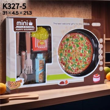 Set joaca cu pizza si tacamuri