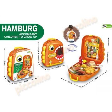 Set joaca hamburger cu gentuta